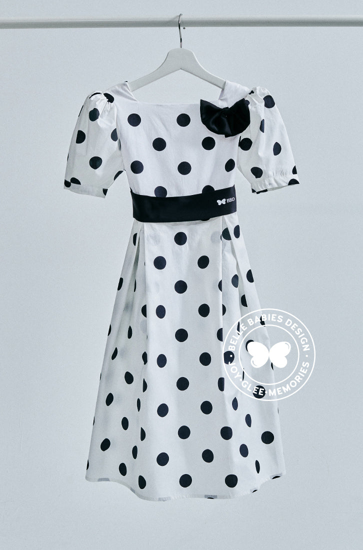 BBD Casual : Black-White Polka Dot