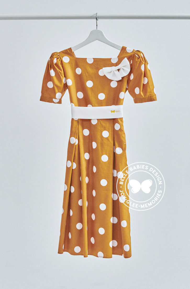 BBD Casual : Mustard Gold Polka dot