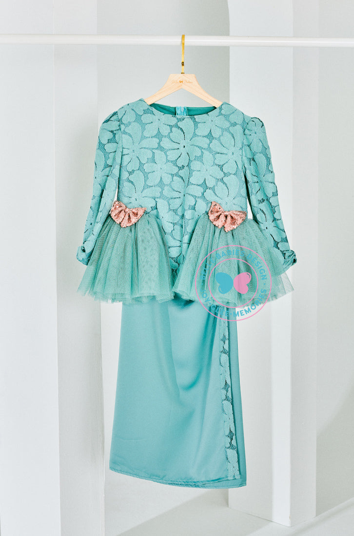 BBD Luxe Tutu Kurung (Teal)