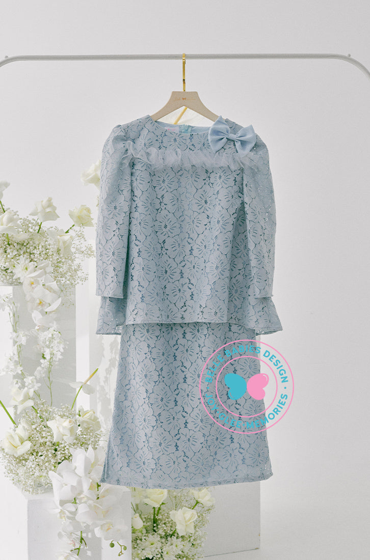 Enchanted Eid 2023: Doll Lace Dusty Blue