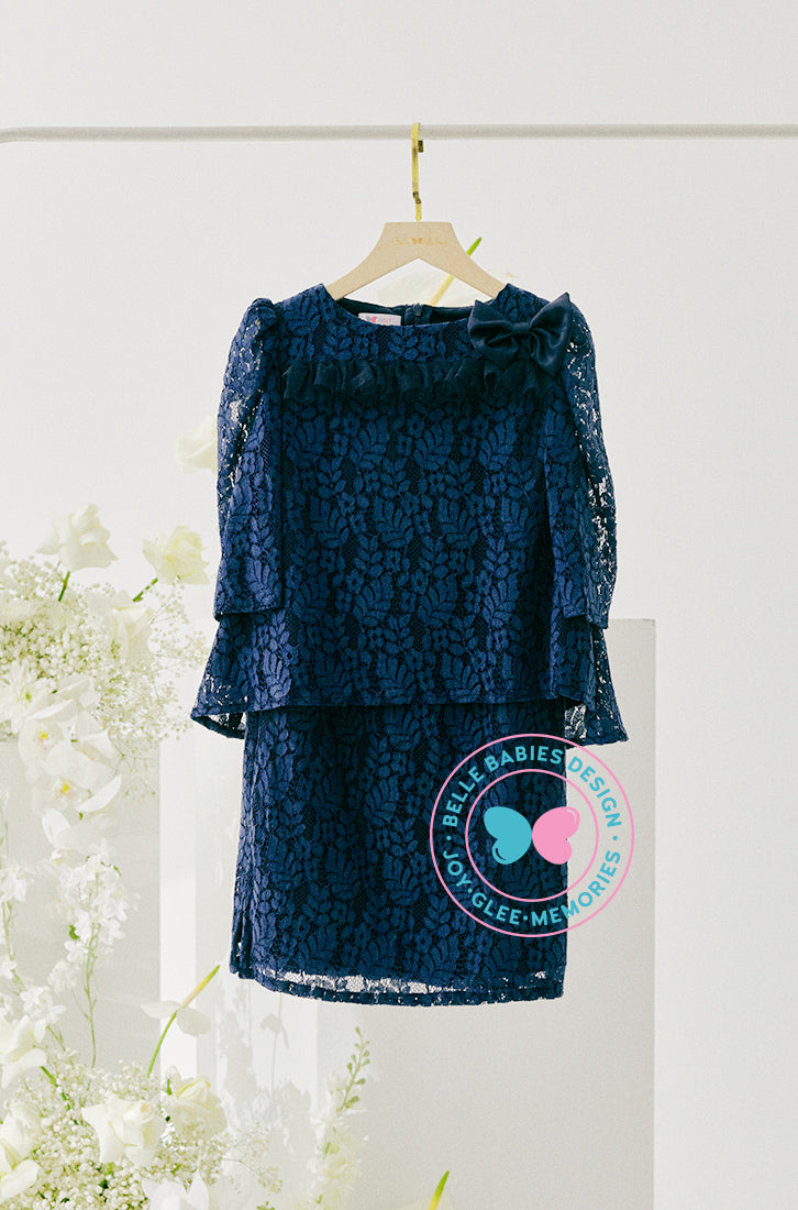 Enchanted Eid 2023: Doll Lace Navy Blue