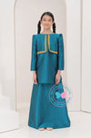 Diwali Tafetta Suit 2023 (Turquoise Blue)