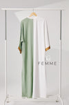 Eid-Adha 2024 : FEMME Caftan (Sage Green)