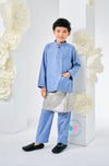 The Golden Chapter:  BBD X Batboy Baju Melayu - Ash Ultramarine (Blue)