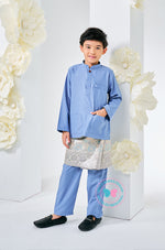 The Golden Chapter:  BBD X Batboy Baju Melayu - Ash Ultramarine (Blue)