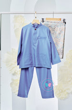 The Golden Chapter:  BBD X Batboy Baju Melayu - Ash Ultramarine (Blue)