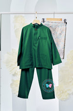 The Golden Chapter:  BBD X Batboy Baju Melayu - Emerald Green
