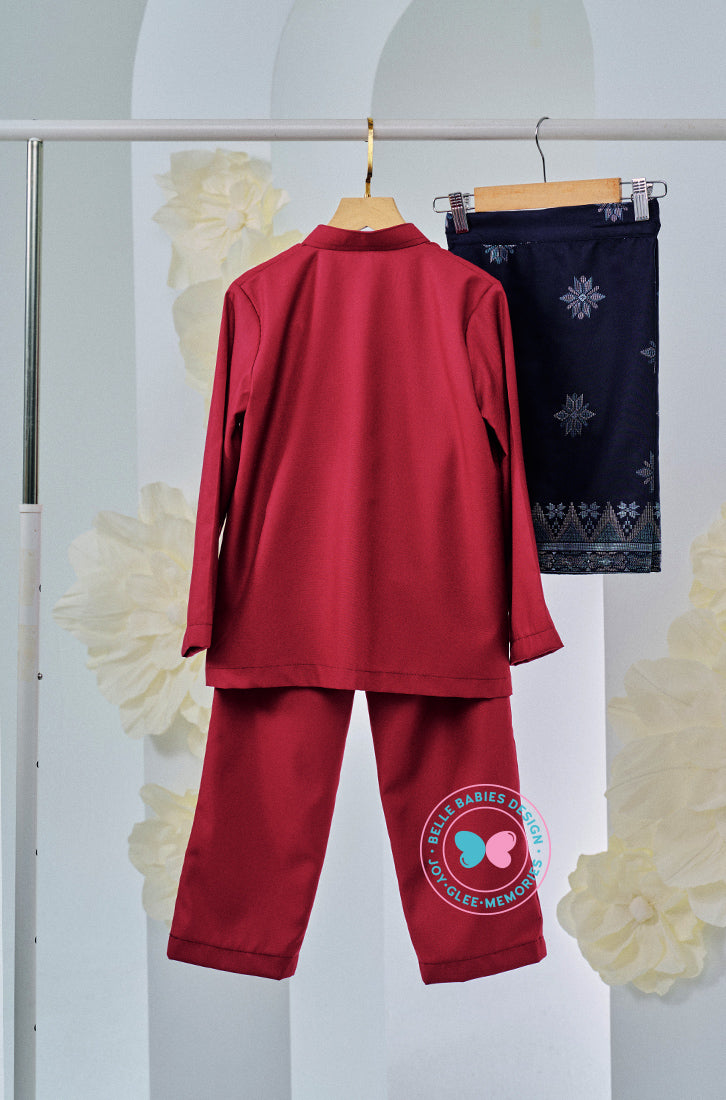 The Golden Chapter:  BBD X Batboy Baju Melayu - Maroon