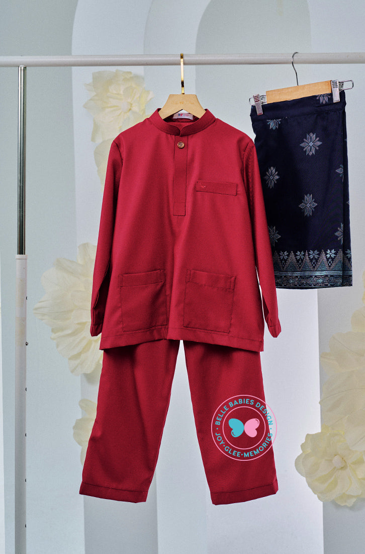 The Golden Chapter:  BBD X Batboy Baju Melayu - Maroon