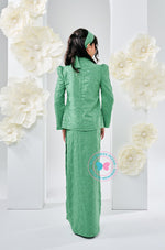 The Golden Chapter:  BBD Kebaya Embroidery (Emerald)