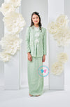 The Golden Chapter:  BBD Kebaya Embroidery (Light Green)