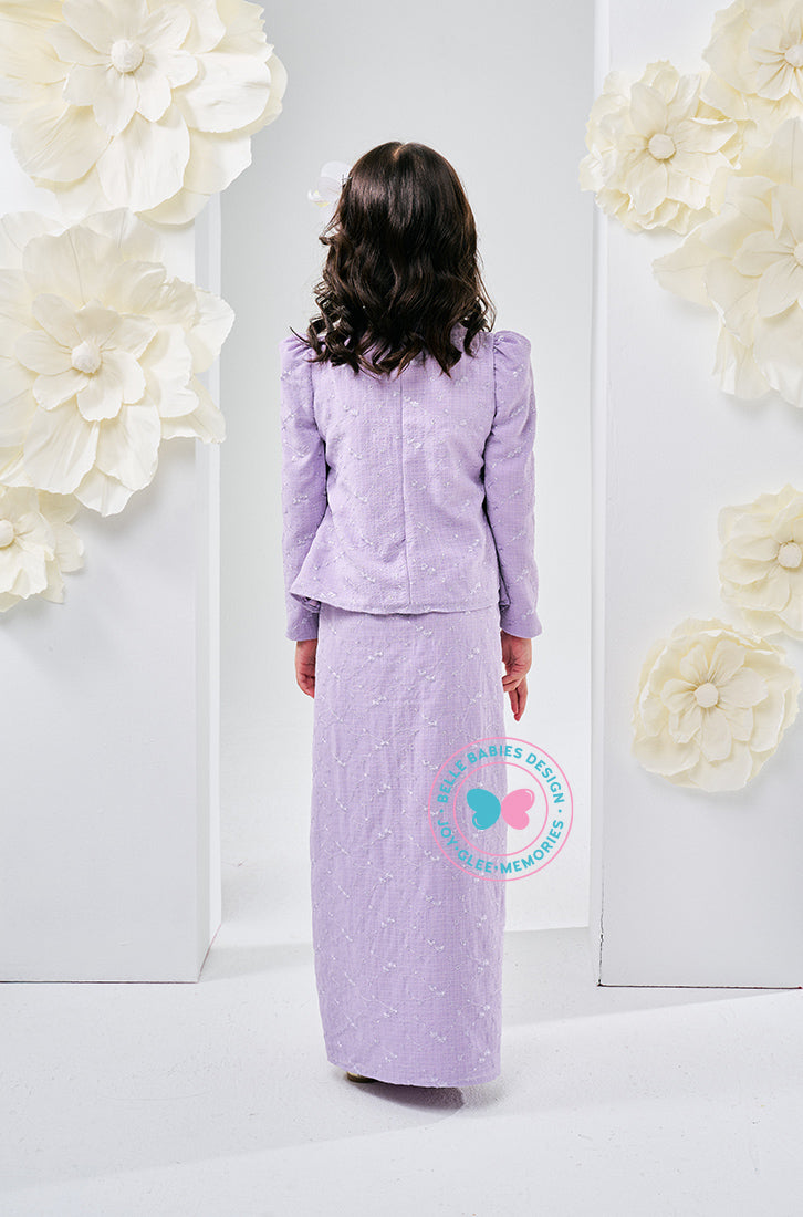 The Golden Chapter:  BBD Kebaya Embroidery (Dusty Lilac)