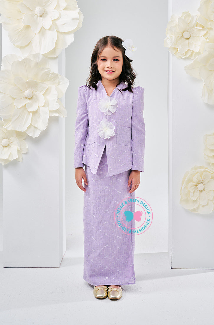 The Golden Chapter:  BBD Kebaya Embroidery (Dusty Lilac)