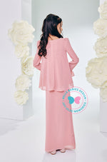 The Golden Chapter: BBD Demure Modern Kurung (Pink Lemonade)