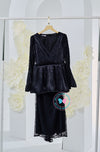 The Golden Chapter:  BBD Rhea II Glitter Kurung (Black)