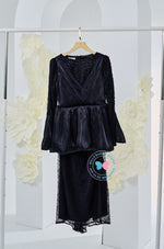 The Golden Chapter:  BBD Rhea II Glitter Kurung (Black)
