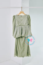 The Golden Chapter:  BBD Rhea II Glitter Kurung (Powder Green)