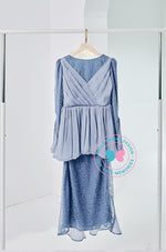 The Golden Chapter:  BBD Rhea II Glitter Kurung (Ultramarine Ash (blue)