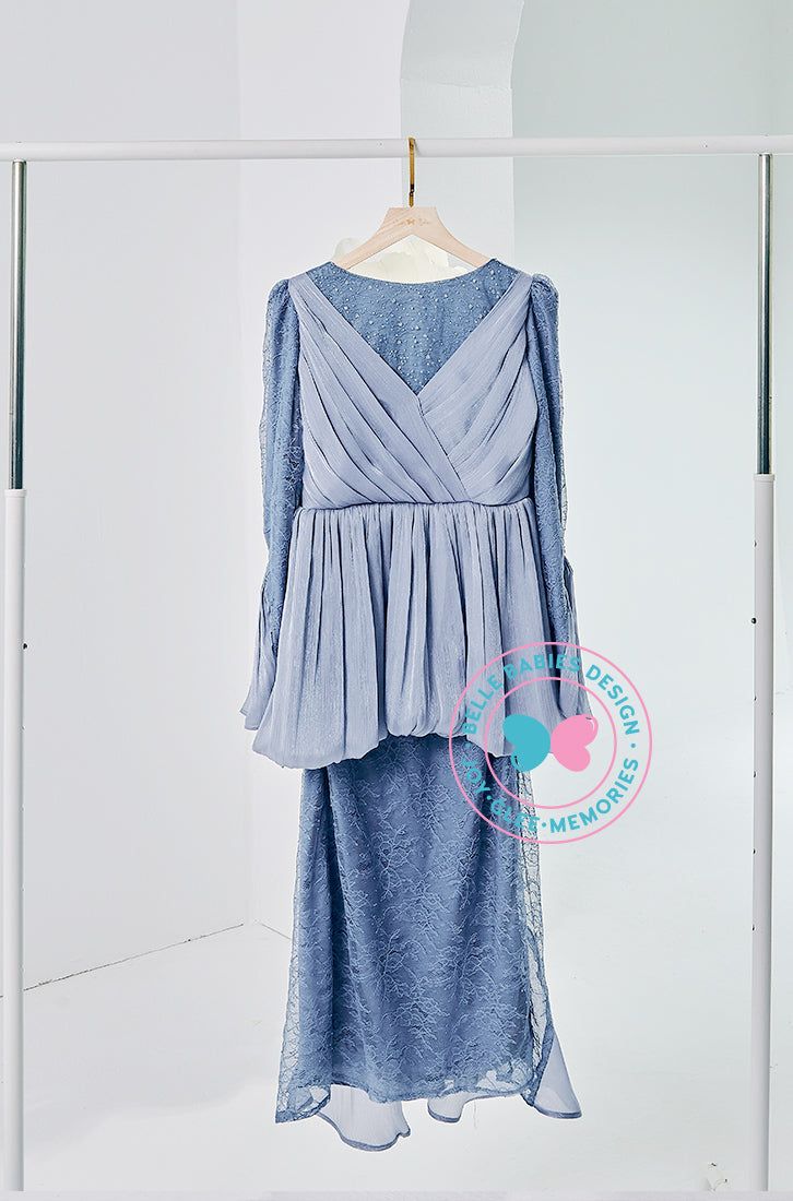 The Golden Chapter:  BBD Rhea II Glitter Kurung (Ultramarine Ash (blue)