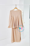 The Golden Chapter: BBD Demure Modern Kurung (Tan Brown)