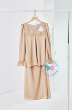 The Golden Chapter: BBD Demure Modern Kurung (Tan Brown)