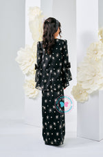 The Golden Chapter:  BBD Kedah Bow Embroidery (Bow) - Black