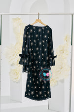 The Golden Chapter:  BBD Kedah Bow Embroidery (Bow) - Black