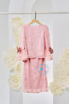 The Golden Chapter:  BBD Kedah Bow Embroidery (Bow) - Pale Pink