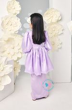 The Golden Chapter: BBD Shimmer Organza Kurung (Lilac)
