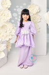 The Golden Chapter: BBD Shimmer Organza Kurung (Lilac)
