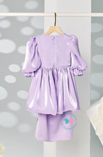 The Golden Chapter: BBD Shimmer Organza Kurung (Lilac)