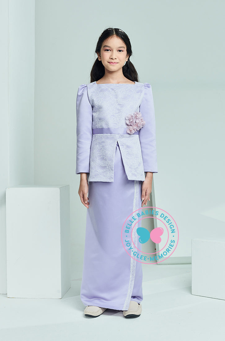 (As-is) Enchanted Raya 2023: Lacey peplum (Lilac)
