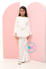 Timeless Charm 2024: Coral Pearls Kurung - Off White