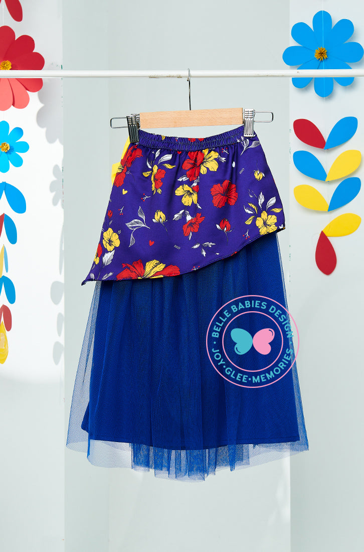(PRE ORDER) BBD Merdeka 2025: Merdeka Bow Tulle Skirt (Blue)