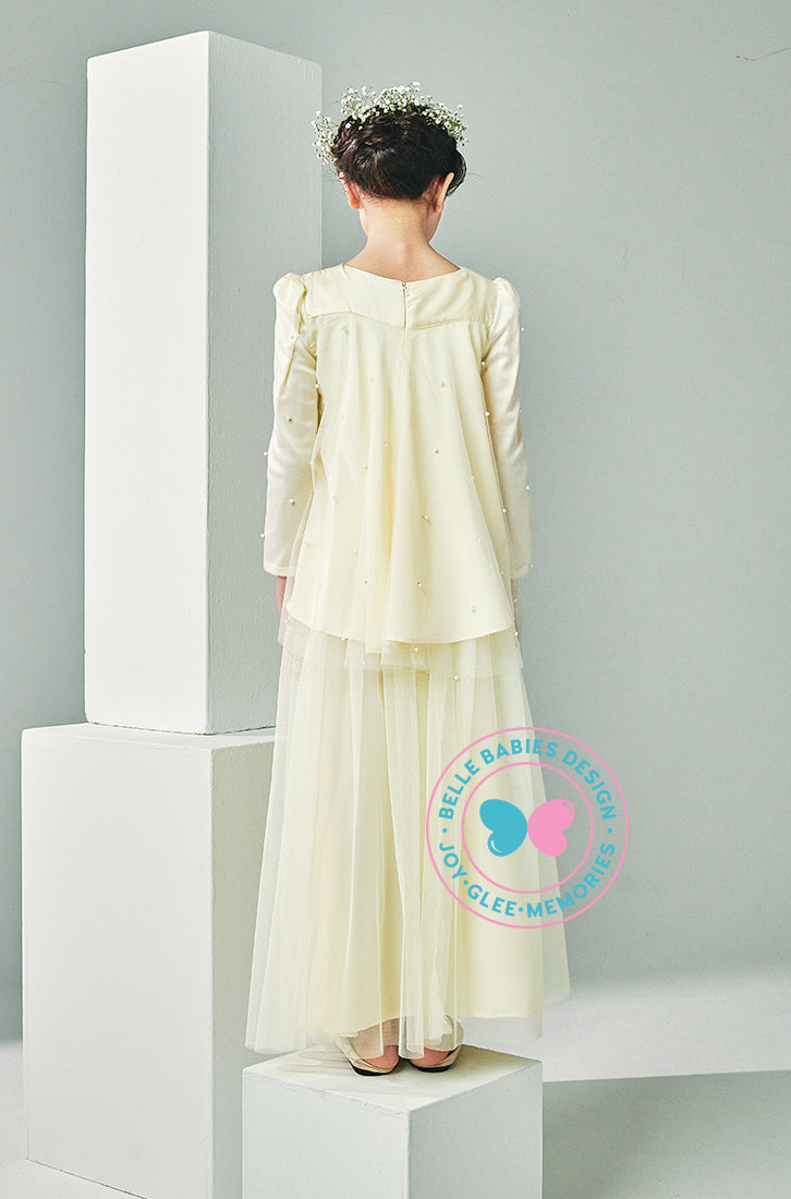 BBD Eid Adha 2023: Glitter Sparkle Tulle (Yellow Cream)