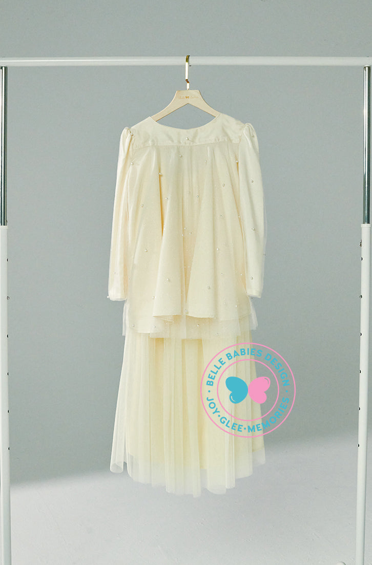 BBD Eid Adha 2023: Glitter Sparkle Tulle (Yellow Cream)