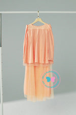 (As-is) BBD Eid Adha 2023: Sparkle Tulle (Soft Orange)