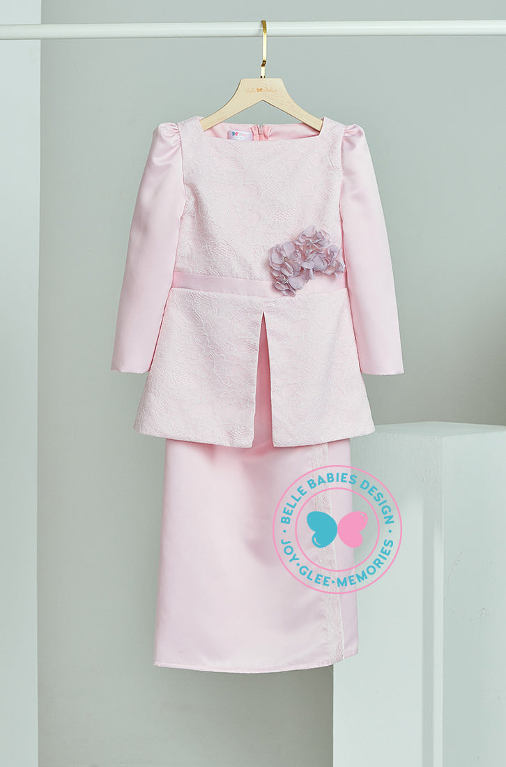 (As-is) Enchanted Raya 2023: Lacey peplum (pink)