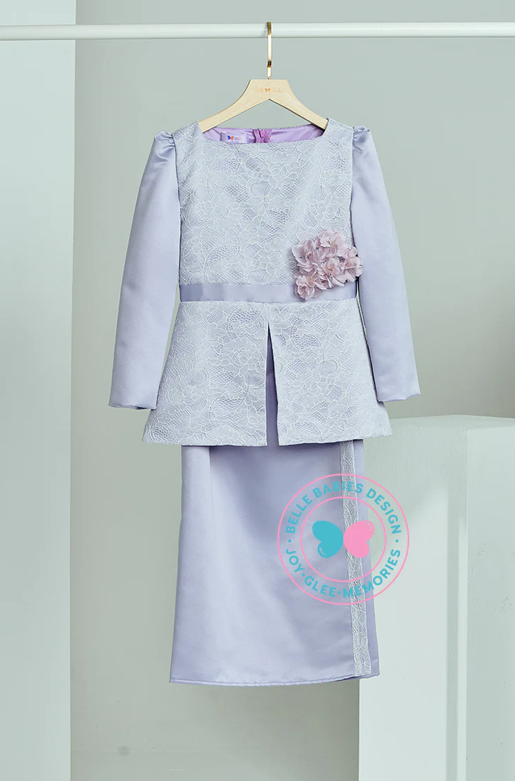 (As-is) Enchanted Raya 2023: Lacey peplum (Lilac)
