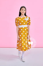 BBD Casual : Mustard Gold Polka dot