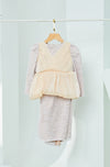 BBD Rhea Kurung (Champagne Yellow Cream)