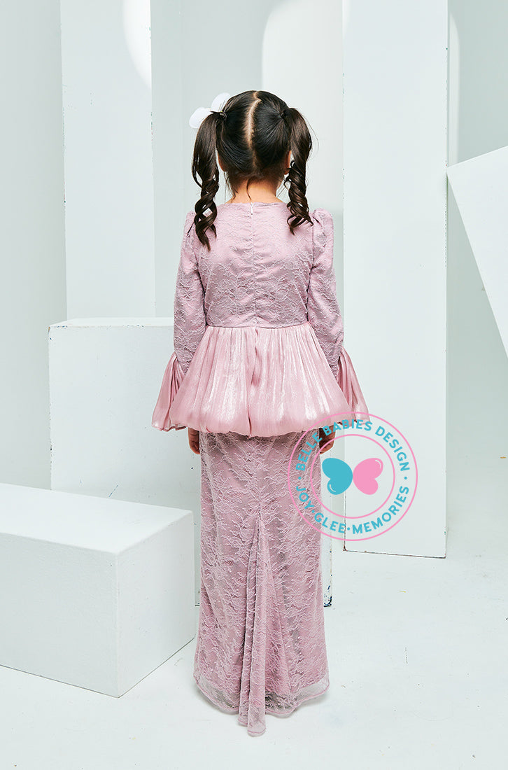 BBD Rhea Glitter Kurung (Dusty Pink Purple)