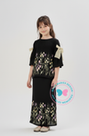 2025/2026 BBD Embroidered Linen Kurung Kedah (Black)