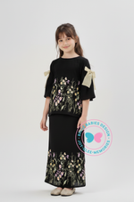 2025/2026 BBD Embroidered Linen Kurung Kedah (Black)