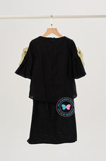 2025/2026 BBD Embroidered Linen Kurung Kedah (Black)