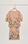 2025/2026 BBD Embroidered Linen Kurung Kedah (Nude)