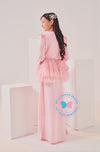 Timeless Charm 2024: Tiered Sequin Kurung  - Soft Pink