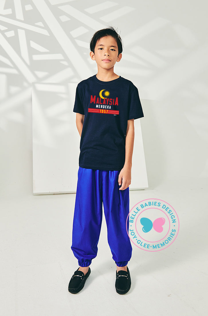 BBD MERDEKA 2024: Graphic Tee (Navy Blue / White / Red)