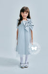 (Ready stock) BBD Big Bow Dress (Grey)