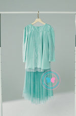 BBD Eid Adha 2023: Glitter Sparkle Tulle (Aqua Green)